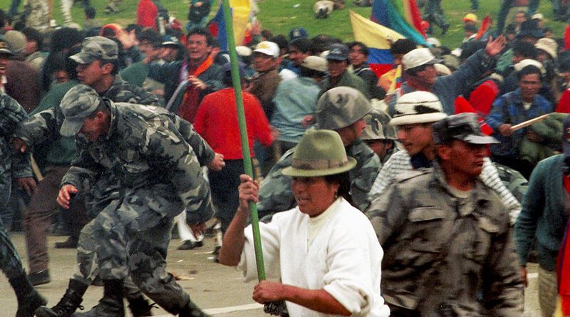 Há 23 anos, um levante indígena derrubou um presidente no Equador